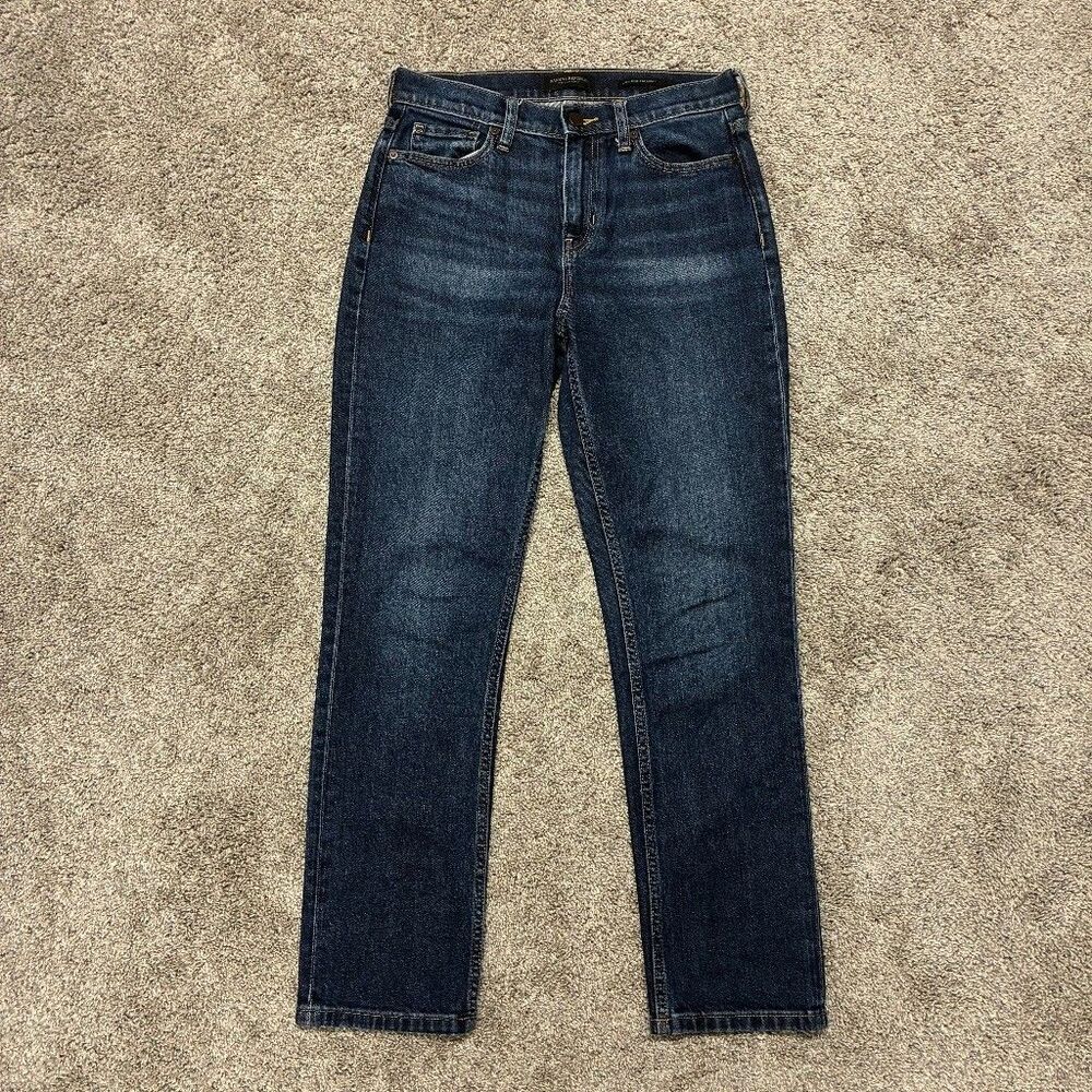 Banana Republic Premium Denim High-Rise Straight Jeans Women's Size 26 (US 4)
